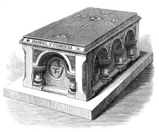 The Tomb of Daniel O'Connell in Prospect Cemetery, Glasnevin, Dublin, 1869. Creator: Unknown