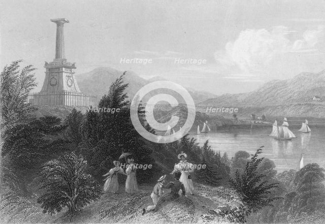 'The Tomb of Kosciusko', 1837.  Artist: R Young.