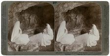 The tomb of Jesus, outside Jerusalem, Palestine, 1904.Artist: Underwood & Underwood