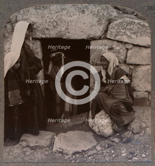 'The Tomb of Lazarus, Bethany', c1900. Artist: Unknown.