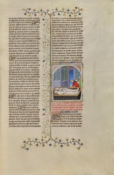 The Tomb of Marc Antony and Cleopatra; Des cas des nobles hommes et femmes, about 1413-1415. Creators: Boucicaut Master, Workshop of the Boucicaut Master