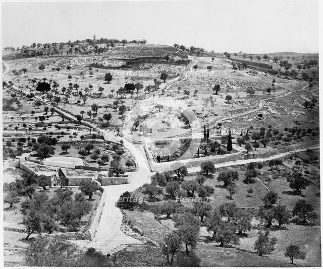 The Tomb of Mary. The Mount of Olives, Gethsemane, Between 1860 and 1880.