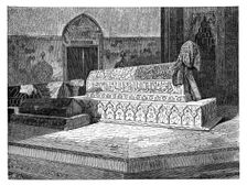 The tomb of Mehmed II in the Green Mosque, Bursa, Turkey, 1895