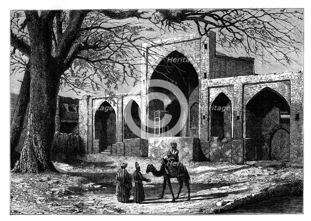 The tomb of Nadir Shah of Persia at Mecca, (1688-1747), c1890. Artist: Unknown