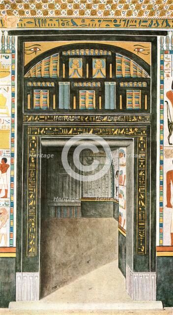 The tomb of Puimre, Thebes, Egypt, (1928). Creator: Unknown.