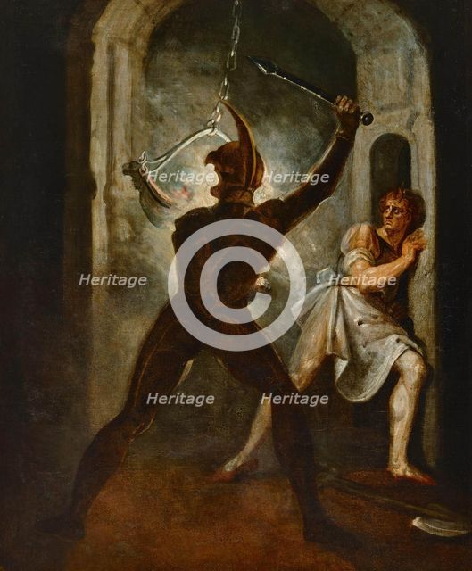 The Tomb of Rosicrucius, 1803. Creator: Füssli (Fuseli), Johann Heinrich (1741-1825).