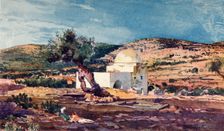 The Tomb of Rachel on the Road from Jerusalem to Hebron 1902. Creator: John Fulleylove