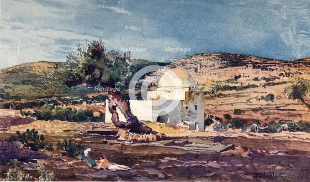 'The Tomb of Rachel on the Road from Jerusalem to Hebron', 1902. Creator: John Fulleylove.