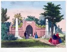 The Tomb of Washington, Mount Vernon, Va., pub. c1857 (colour lithograph). Creator: American School (19th Century)