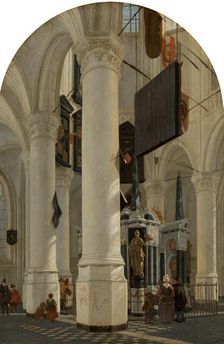 The Tomb of William the Silent in the Nieuwe Kerk in Delft, 1651. Creator: Gerard Houckgeest