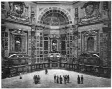 The tomb of the last of the Medici family, San Lorenzo Basilica, Florence, Italy, 1882