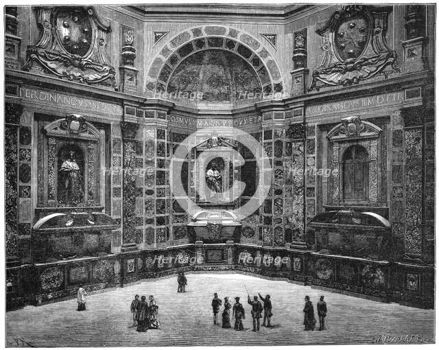 The tomb of the last of the Medici family, San Lorenzo Basilica, Florence, Italy, 1882. Artist: Unknown
