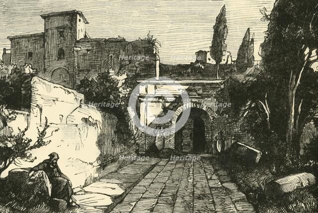 'The Tomb of the Scipios at Rome', 1890.   Creator: Unknown.