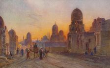 The Tombs of the Kaliphs, Cairo c1850-1906, (1906). Creator: Frank Dillon