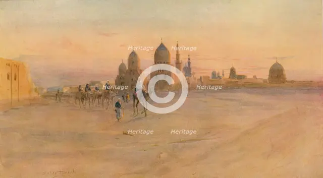 'The Tombs of the Khalifs', c1905, (1912). Artist: Walter Frederick Roofe Tyndale.