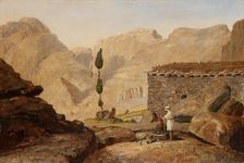 The Top of Mount Sinai with the Chapel of Elijah, after 1844. Creator: Miner Kilbourne Kellogg