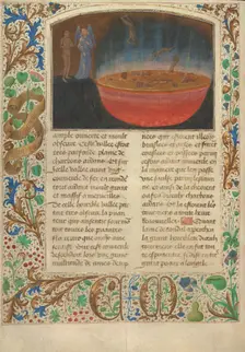 The Torment of Murderers; Les Visions du chevalier Tondal, 1475. Creator: Simon Marmion