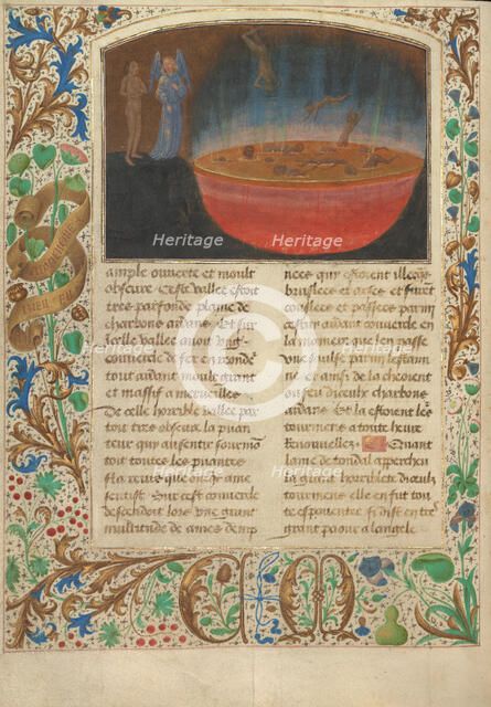 The Torment of Murderers; Les Visions du chevalier Tondal, 1475. Creator: Simon Marmion.