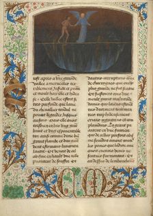 The Torment of the Proud - Valley of Burning Sulphur; Les Visions du chevalier Tondal, 1475. Creator: Simon Marmion