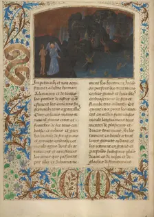 The Torment of Unbelievers and Heretics; Les Visions du chevalier Tondal, 1475. Creator: Simon Marmion