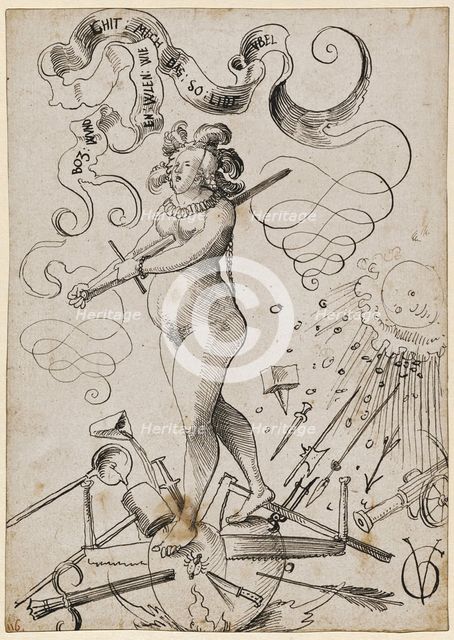 The torments of love , c. 1516. Creator: Graf, Urs (c. 1485-1527/28).