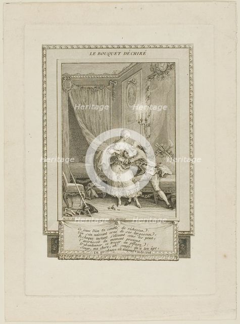 The Torn Bouquet, c. 1795. Creator: Antoine Jean Duclos.