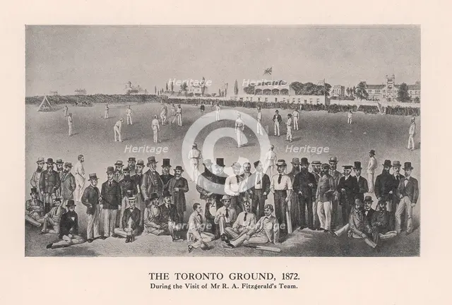 The Toronto Cricket Ground, 1872 (1912). Artist: Unknown.