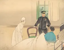 The Torpedo Officer (Suirai shikan), ca. 1900. Creator: Kajita Hanko