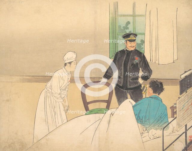 The Torpedo Officer (Suirai shikan), ca. 1900. Creator: Kajita Hanko.