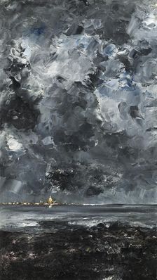 The Town, 1903. Creator: August Strindberg