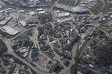 The town centre and Heritage Action Zone area, Dewsbury, Yorkshire, 2019. Creator: Historic England