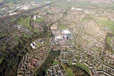 The town centre, Castle Dene Shopping Centre and New Town, Peterlee, County Durham, 2018. Creator: Emma Trevarthen