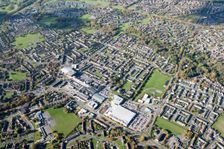 The town centre, shopping centre and New Town, Newton Aycliffe, County Durham, 2018. Creator: Emma Trevarthen