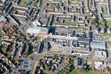The town centre, shopping centre and New Town, Newton Aycliffe, County Durham, 2018. Creator: Emma Trevarthen