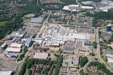 The town centre, shopping centre and New Town, Telford, Shropshire, 2018. Creator: Damian Grady