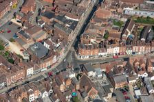 The town centre, Tewkesbury, Gloucestershire, 2021. Creator: Damian Grady