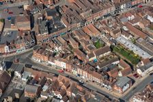 The town centre, Tewkesbury, Gloucestershire, 2021. Creator: Damian Grady