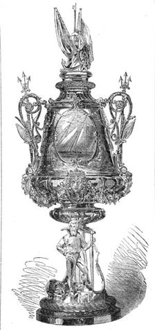 The Town Cup of the Royal Victoria Yacht Club, 1865. Creator: Unknown