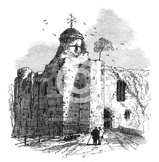 The Town and Camp of Colchester: the Castle, 1869. Creator: Unknown.