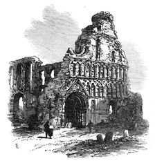 The Town and Camp of Colchester: St. Botolph’s Priory, 1869. Creator: Unknown