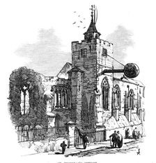 The Town and Camp of Colchester: St. Nicholas's Church, 1869. Creator: Unknown