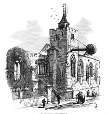 The Town and Camp of Colchester: St. Nicholas's Church, 1869. Creator: Unknown