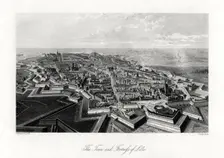 The town and fortress of Lille, France, 1875. Artist: J Lacy