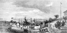 The town and port of Nassau, New Providence, Bahama Islands, 1864. Creator: Mason Jackson