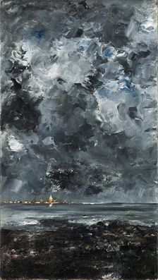 The Town. Artist: Strindberg, August (1849-1912)