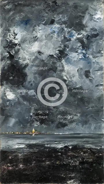 The Town. Artist: Strindberg, August (1849-1912)
