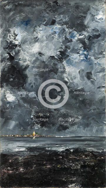 The Town. Artist: Strindberg, August (1849-1912)