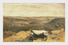 The Town Batteries...of Sebastopol from the advanced parallel of Chapman's Attack, 23 June 1855. Creator: RM Bryson