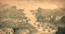 The town, forts and harbours of Sebastopol 1854. Artist: Edmund Walker