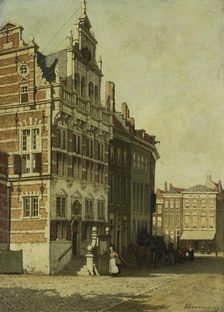 The Town Hall, The Hague, c.1875-c.1907. Creator: Karel Klinkenberg